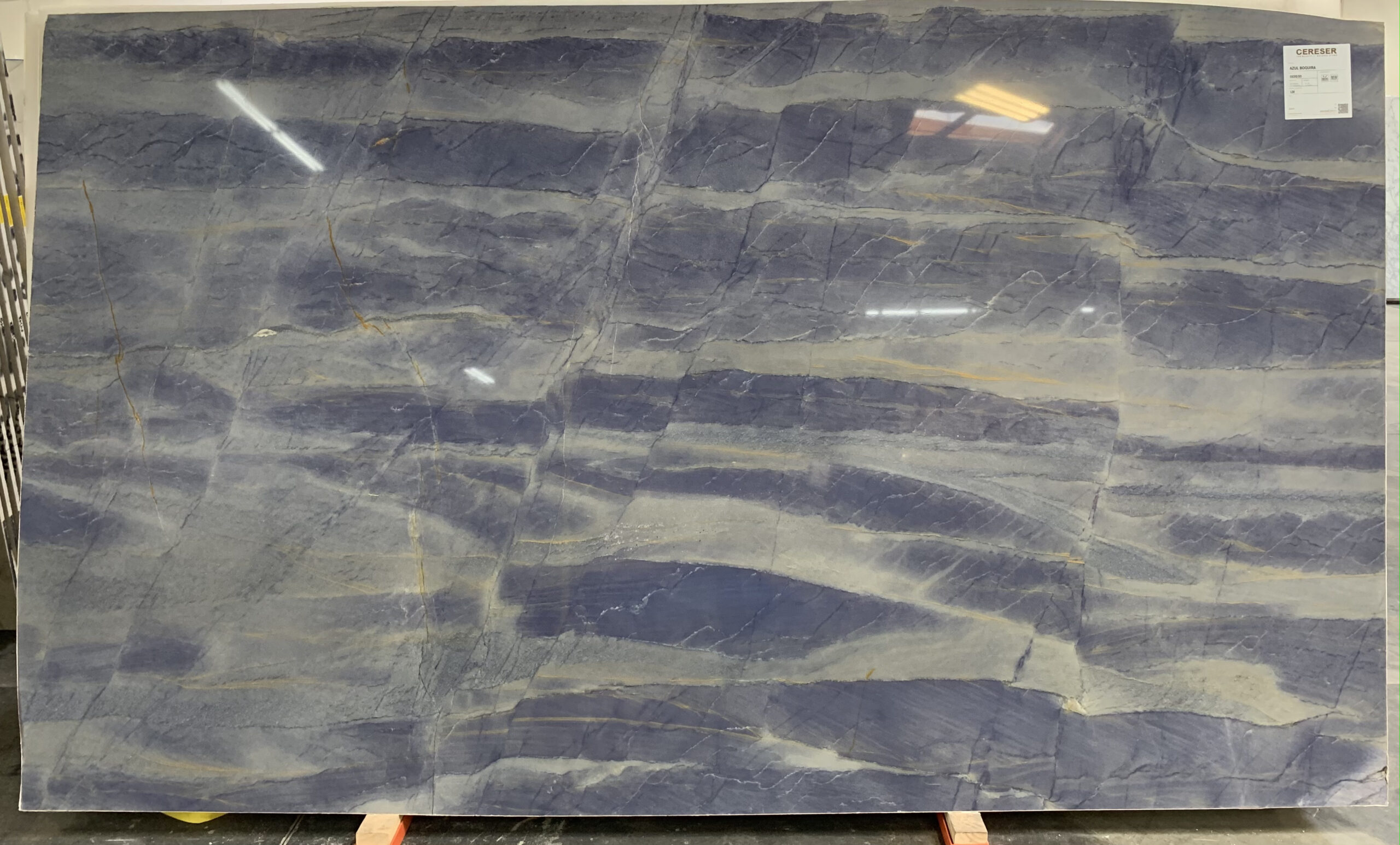 Azul Boquira Polished — installed