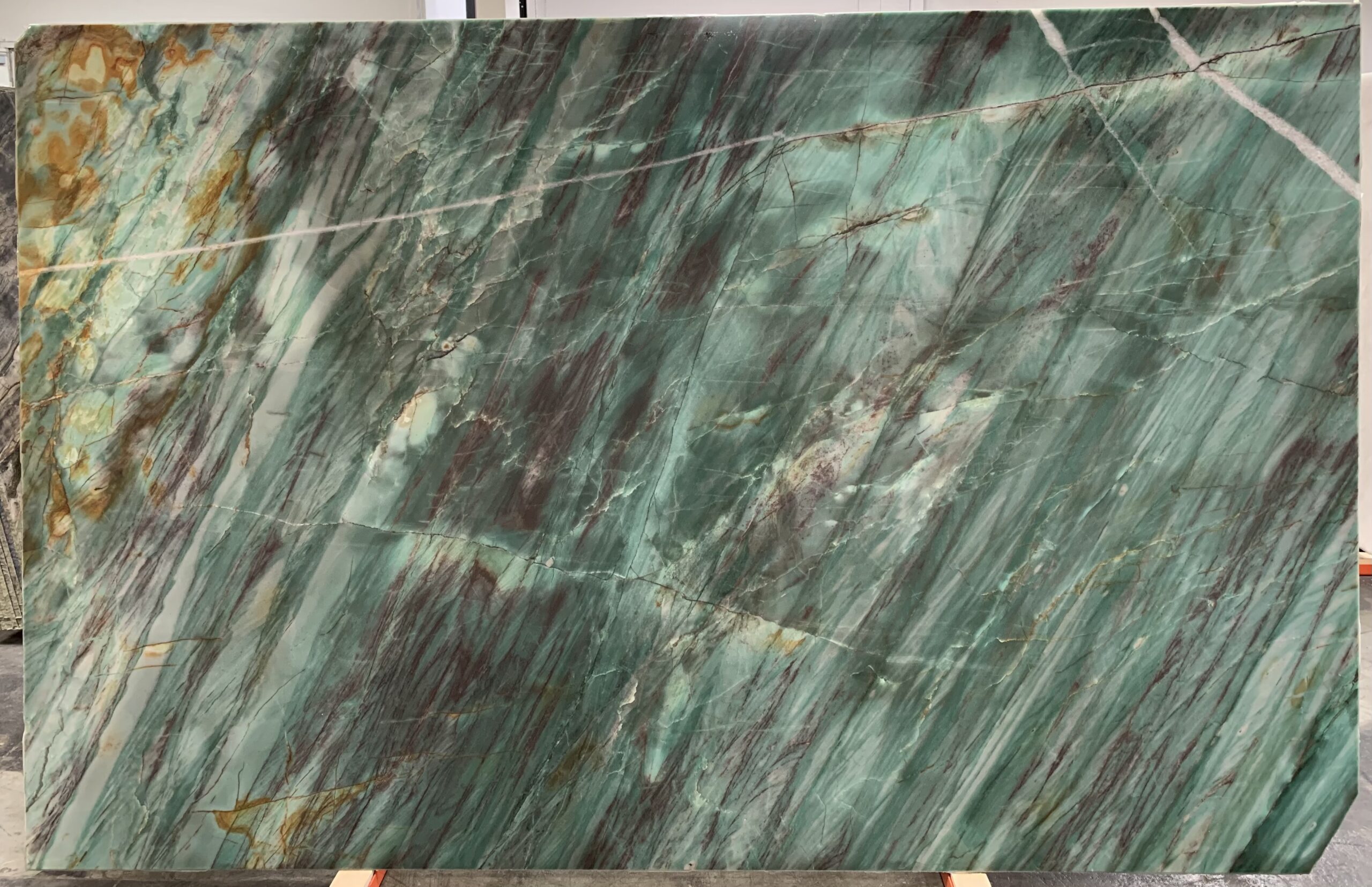 Green Quartzite Polished — installed
