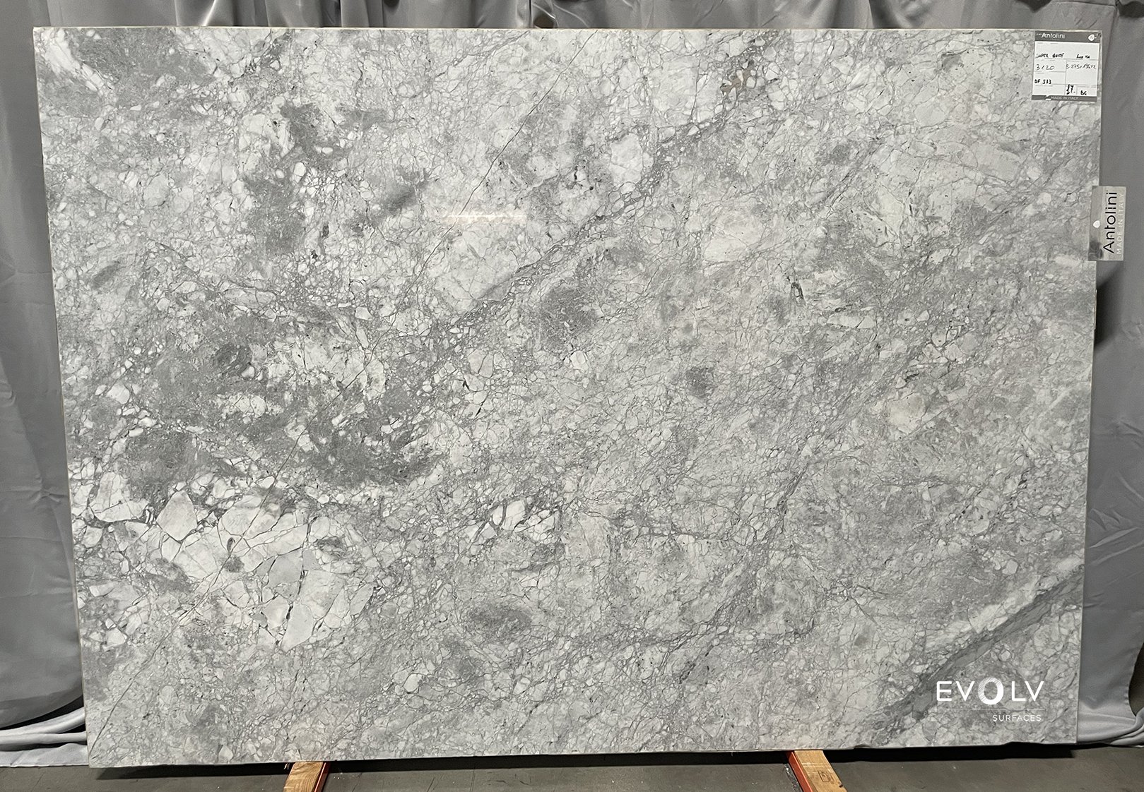 White Quartzite Polished — installed