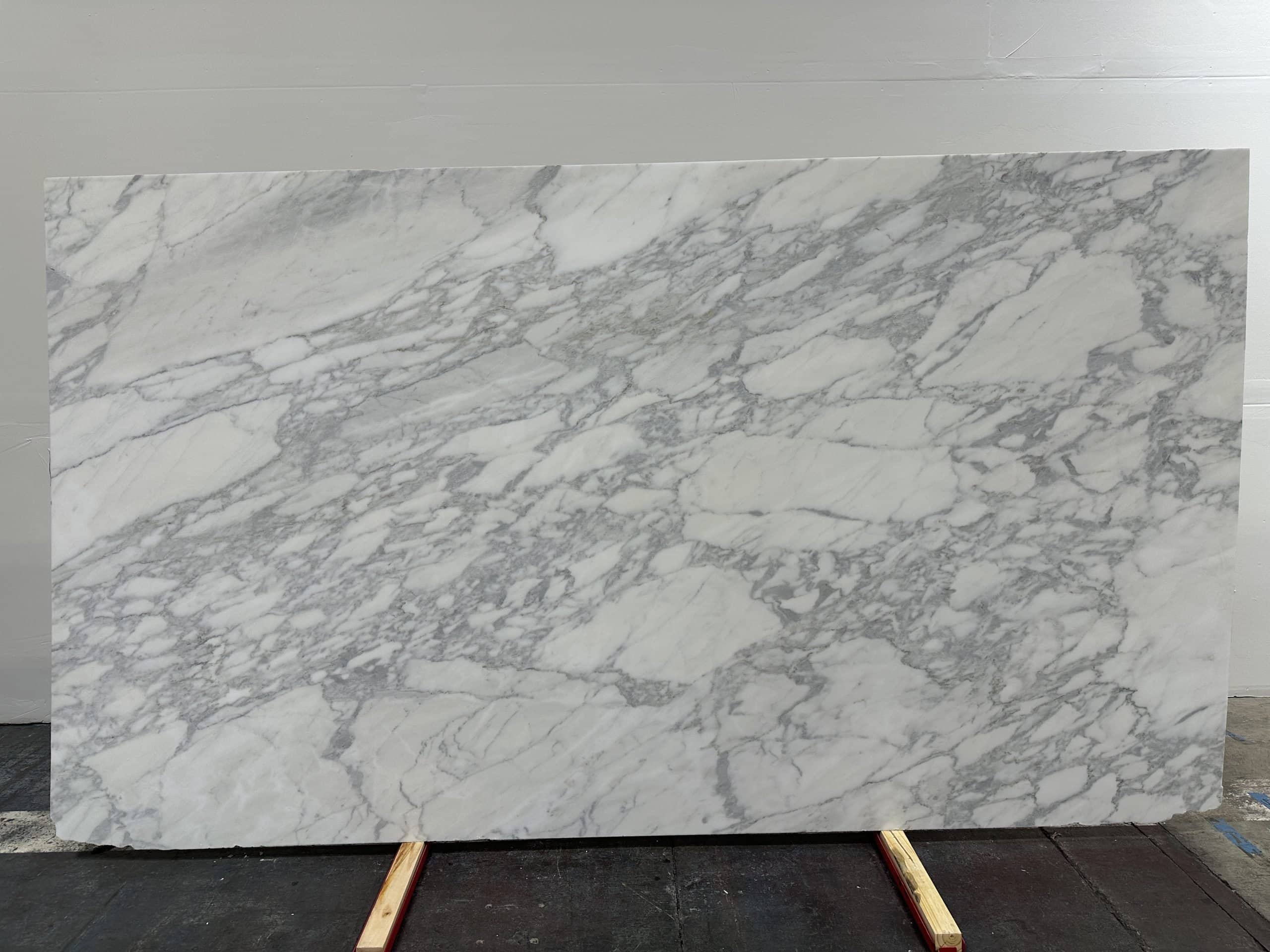 Calacatta Carrara Extra Honed — installed